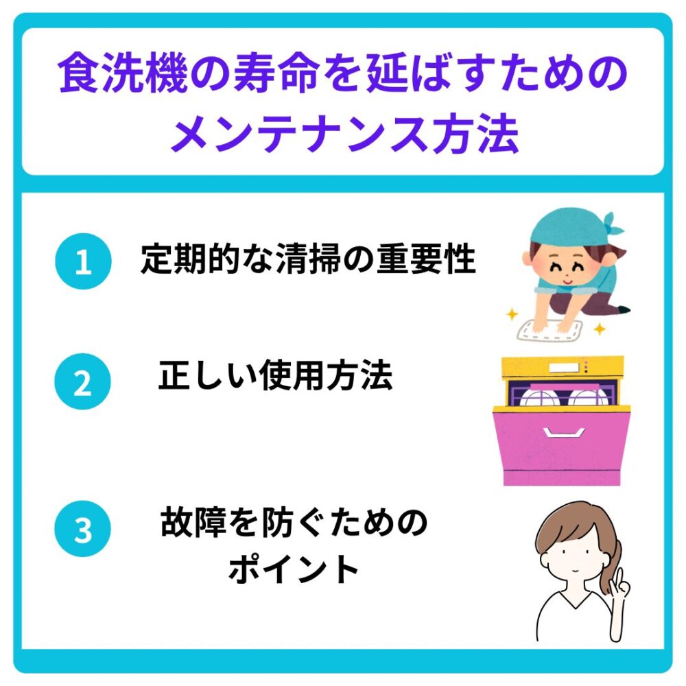 食洗機の寿命を伸ばすメンテナンス法