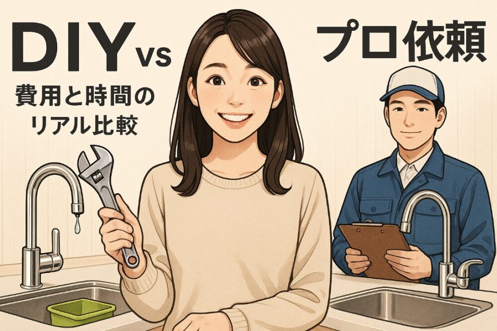 DIY vs プロ依頼 費用と時間のリアル比較