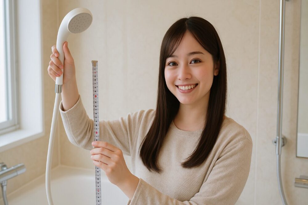 シャワーホースの長さ・取り回しのチェックポイント