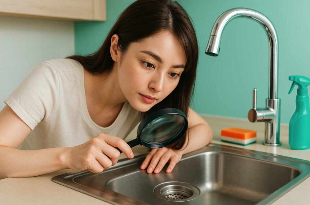 キッチン排水口の臭いをセルフ診断する方法