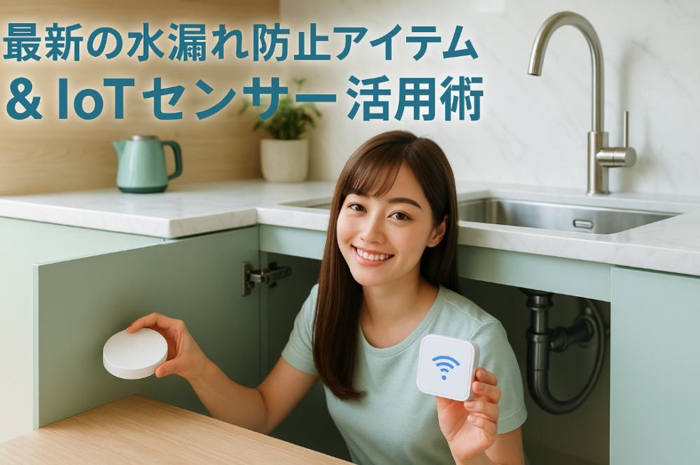 最新の水漏れ防止アイテム & IoT センサー活用術