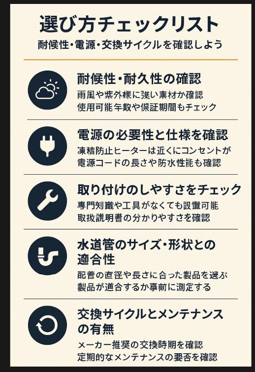 選び方チェックリスト