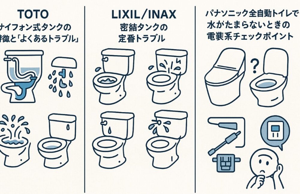 メーカー別の“あるある症状”と対処法