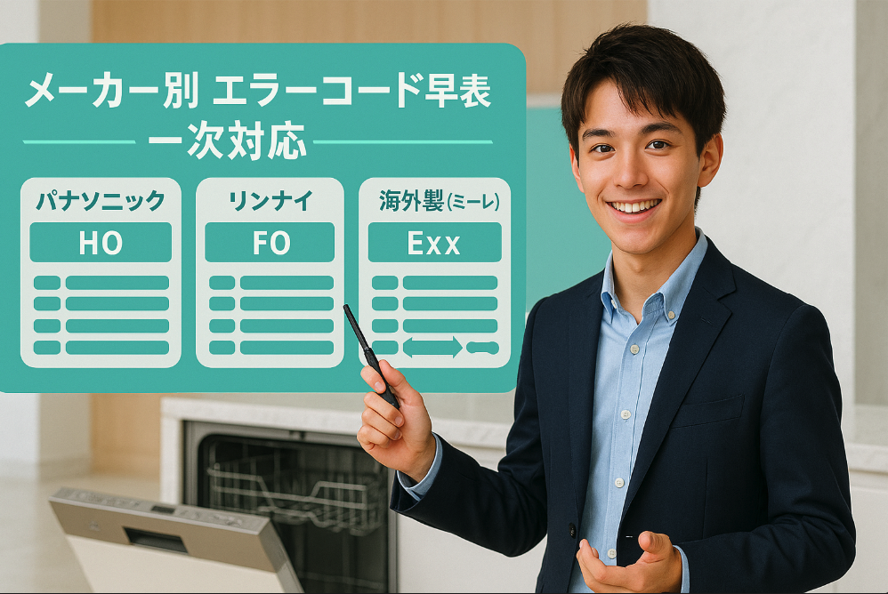 メーカー別 エラーコード早見表と一次対応