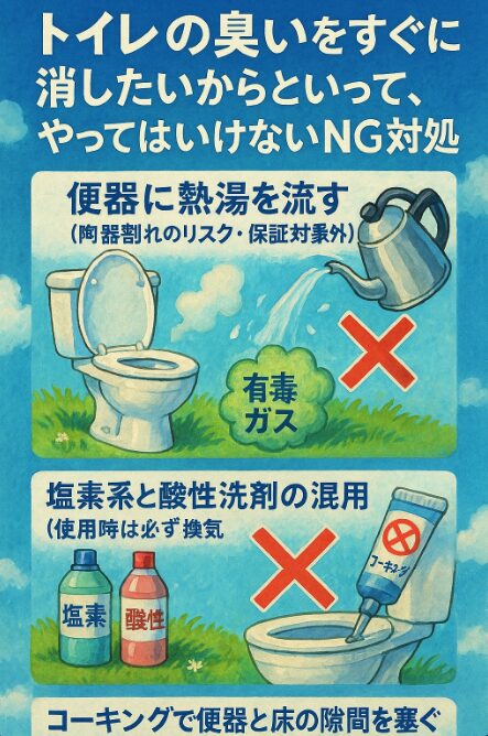 やってはいけないNG対処