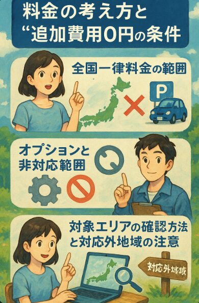 料金の考え方と“追加費用0円”の条件