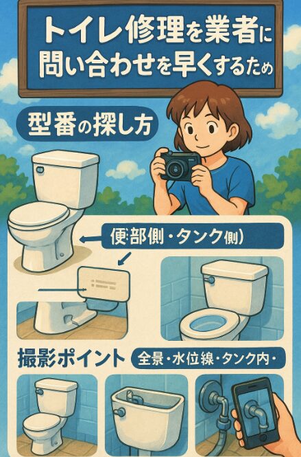 問い合わせを早くするための型番・写真の撮り方