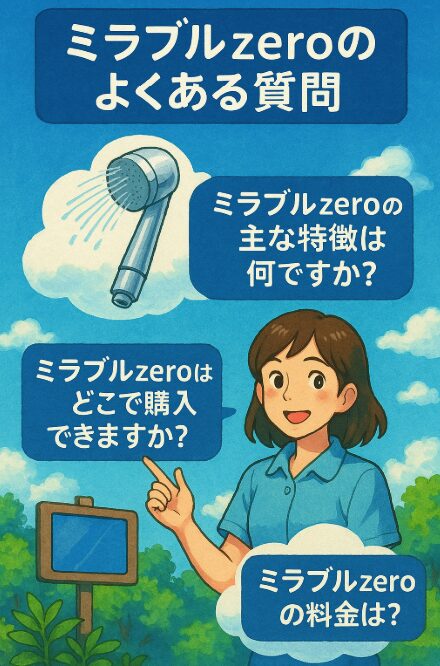 ミラブルzeroのよくある質問