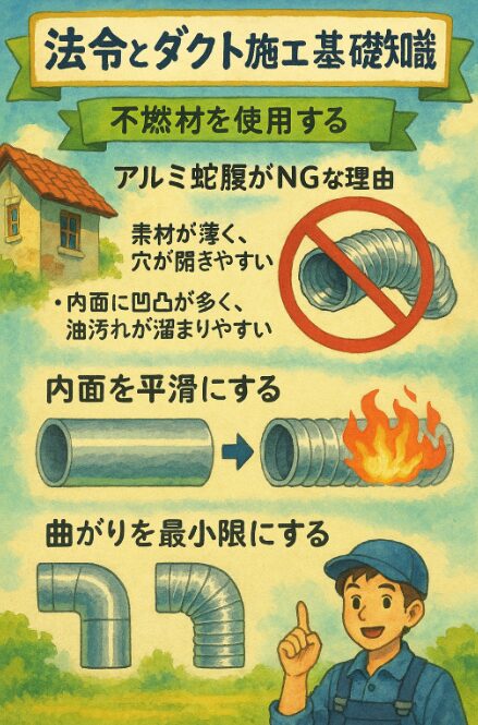 法令とダクト施工の基礎知識