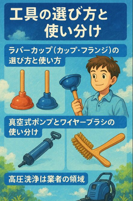 工具の選び方と使い分け