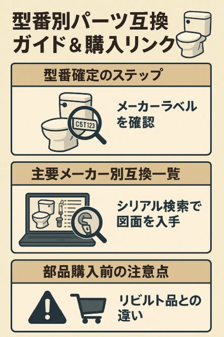 型番別パーツ互換ガイド＆購入リンク