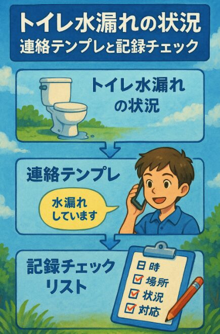 連絡テンプレと記録チェックリスト