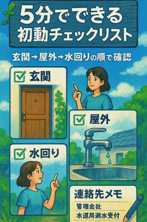 Five-minute-initial-checklist