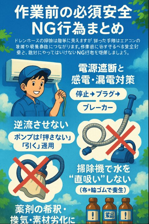 Summary-of-essential-safety-precautions-and-prohibited-actions-before-work