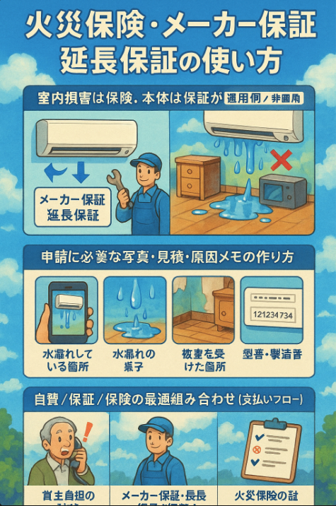 How-to-use-fire-insurance,-manufacturer's-warranty,-and-extended-warranty