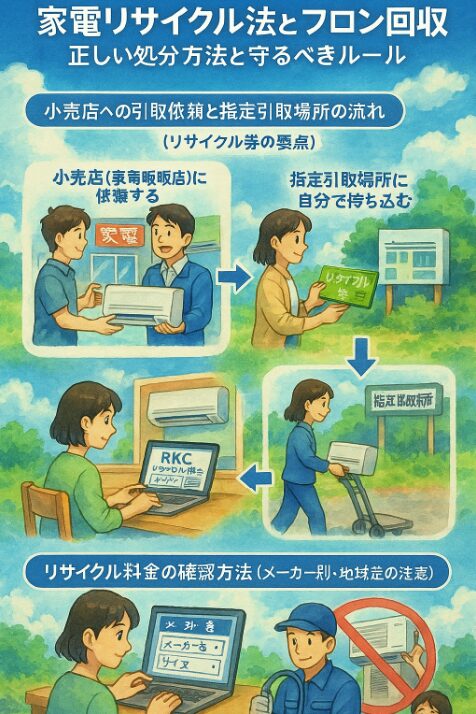 Home-Appliance-Recycling-Law-and-Fluorocarbon-Recovery-|-Correct-Disposal-Methods-and-Rules-to-Follow