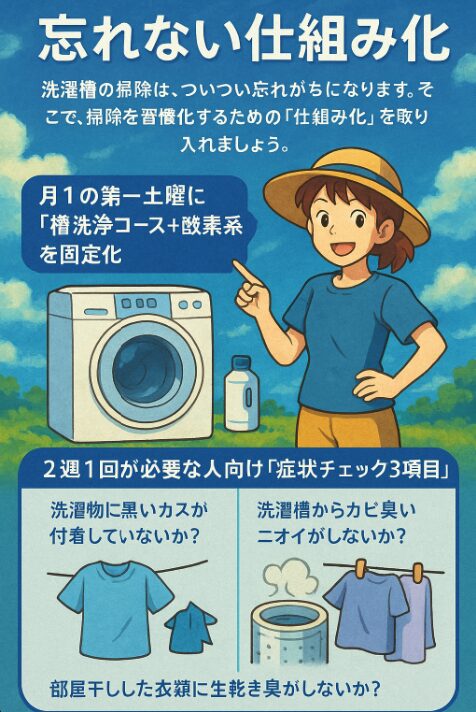 Systematizing-to-avoid-forgetting:-Frequency-reminders-and-checklists