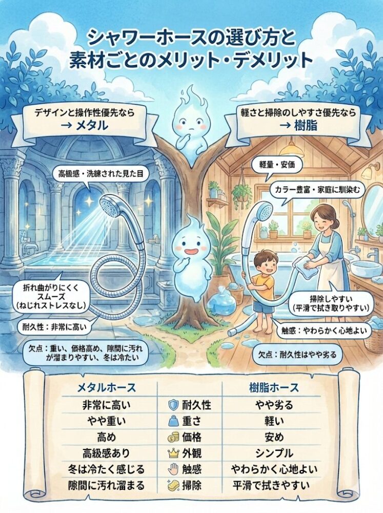 How-to-choose-a-shower-hose-and-the-advantages-and-disadvantages-of-each-material