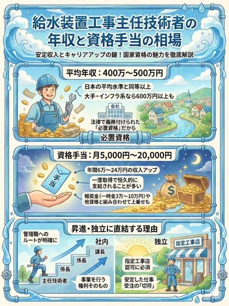 Average-annual-salary-and-qualification-allowance-for-a-water-supply-system-construction-engineer