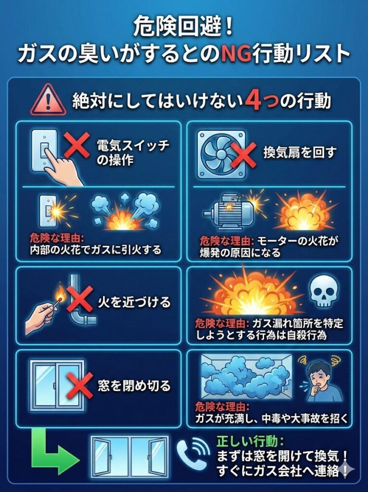 List-of-things-you-should-not-do-when-you-smell-gas