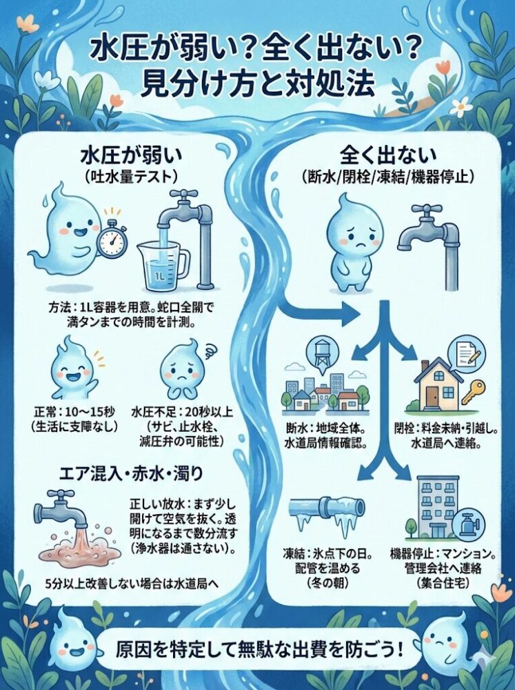 How-to-tell-the-difference-between-"weak-water-pressure"-and-"no-water-pressure-at-all"