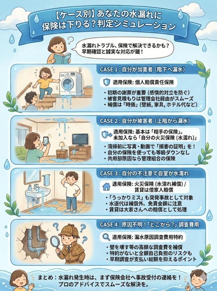 [Case-by-case]-Will-your-insurance-cover-your-water-leak?-Judgment-simulation