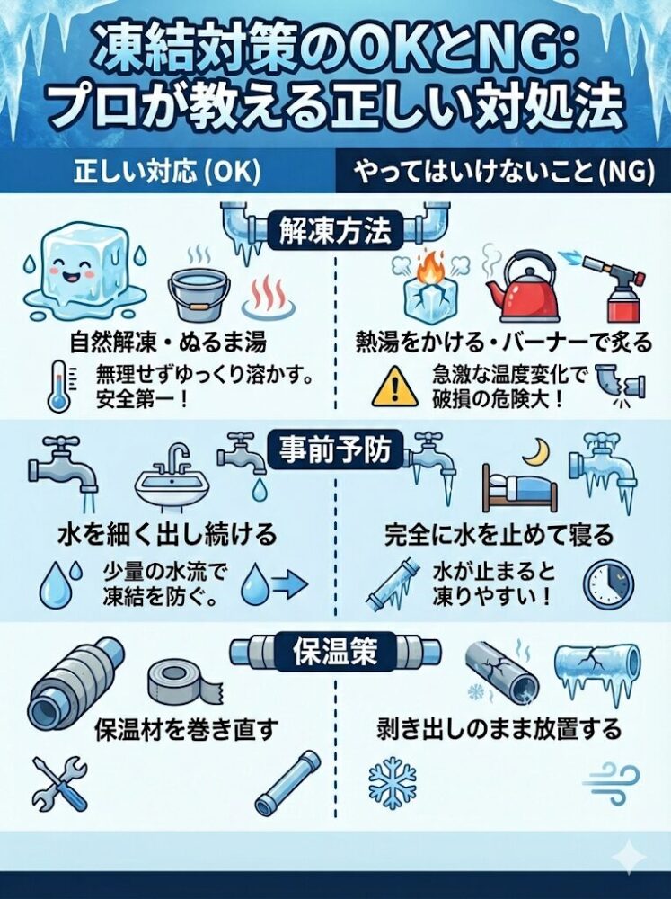 What-is-OK-and-what-is-not-OK-to-do-to-prevent-freezing?