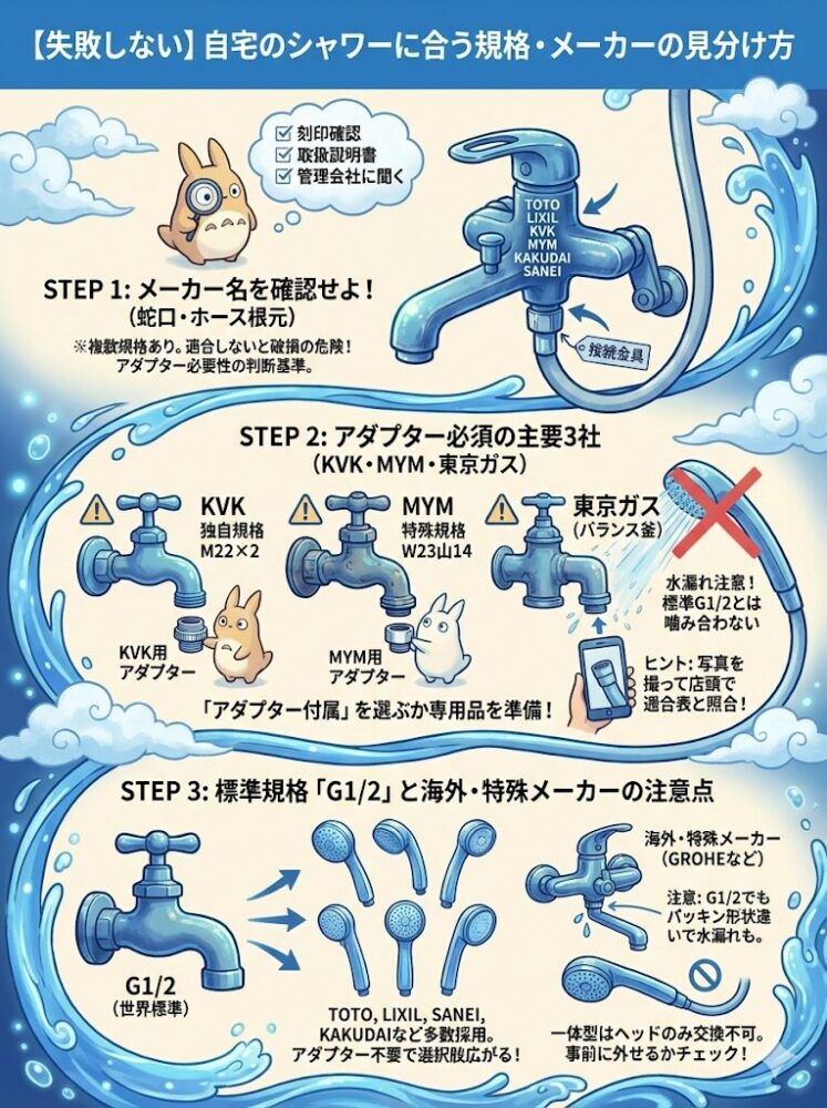 [Don't-make-a-mistake]-How-to-identify-the-standard-and-manufacturer-that-matches-your-home-shower