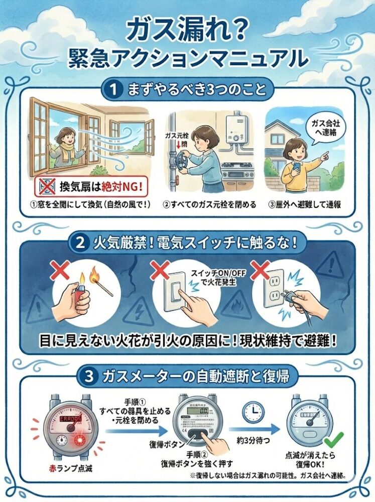 Emergency-action-when-a-gas-leak-is-suspected