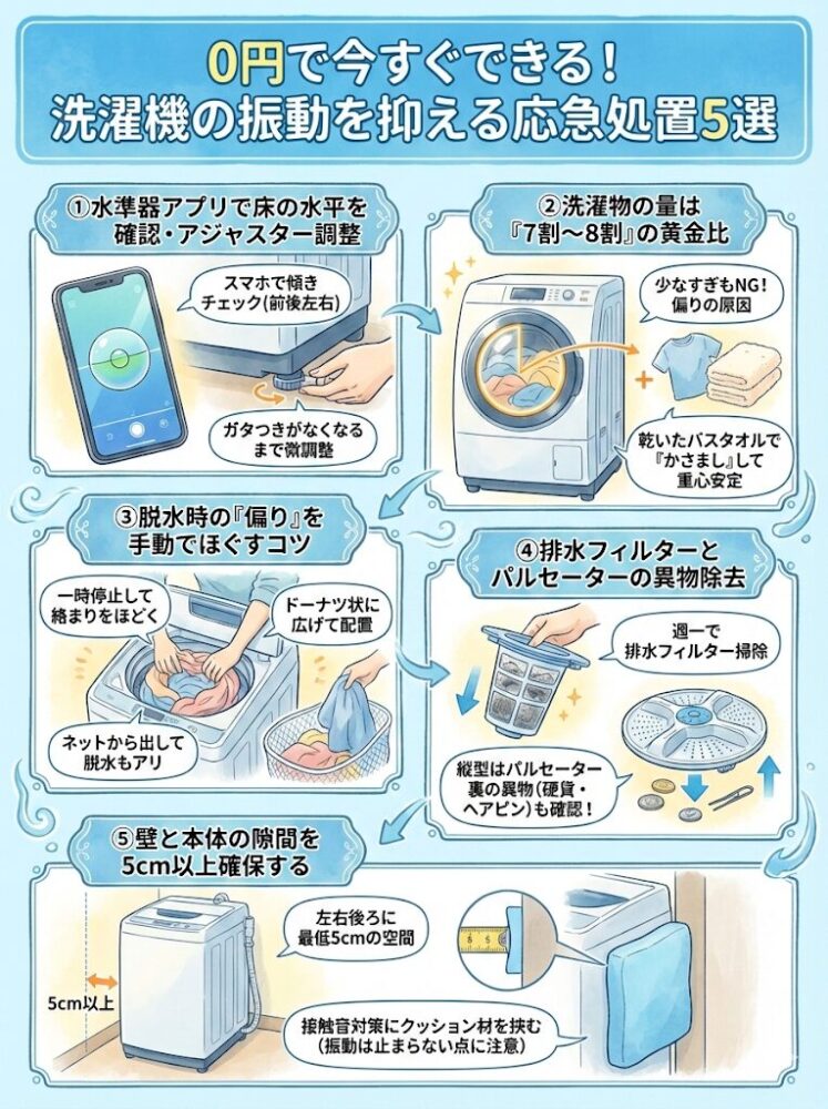 5-quick-fixes-to-reduce-washing-machine-vibrations-that-you-can-try-right-now-for-free!