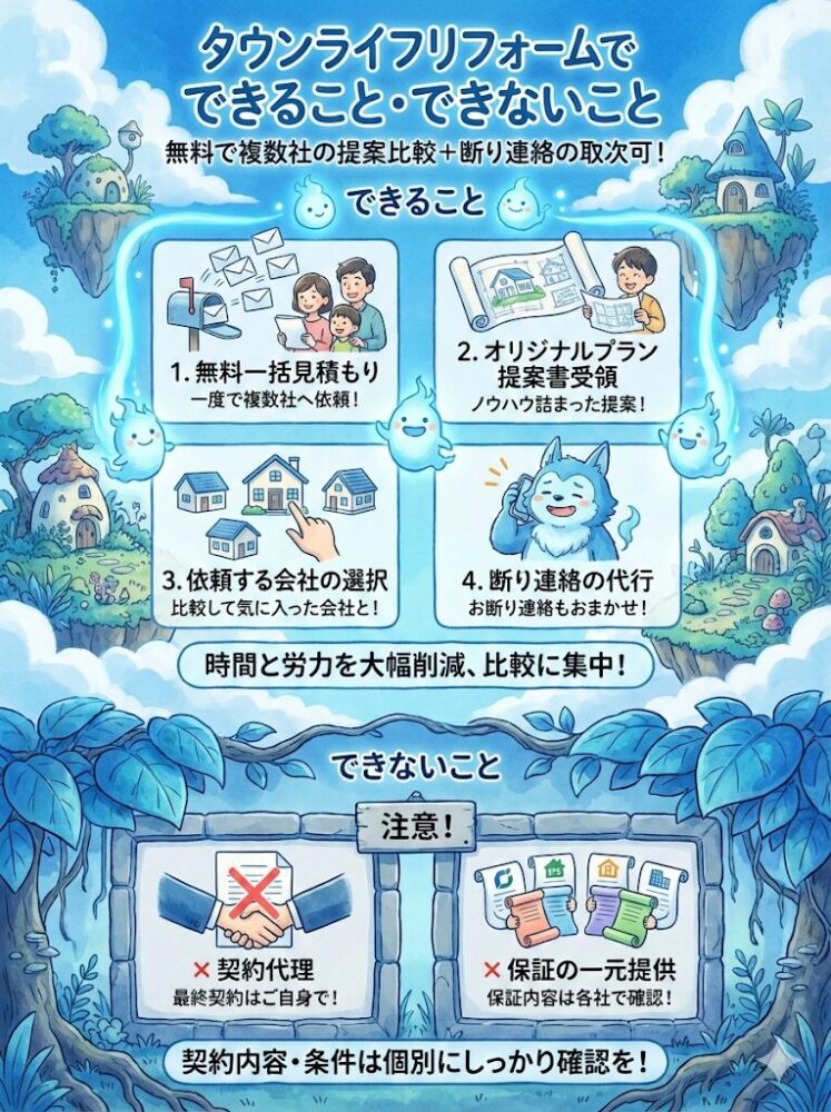 Town-Life-Reform-offers-"free-comparison-of-proposals-from-multiple-companies-+-can-handle-rejection-requests"