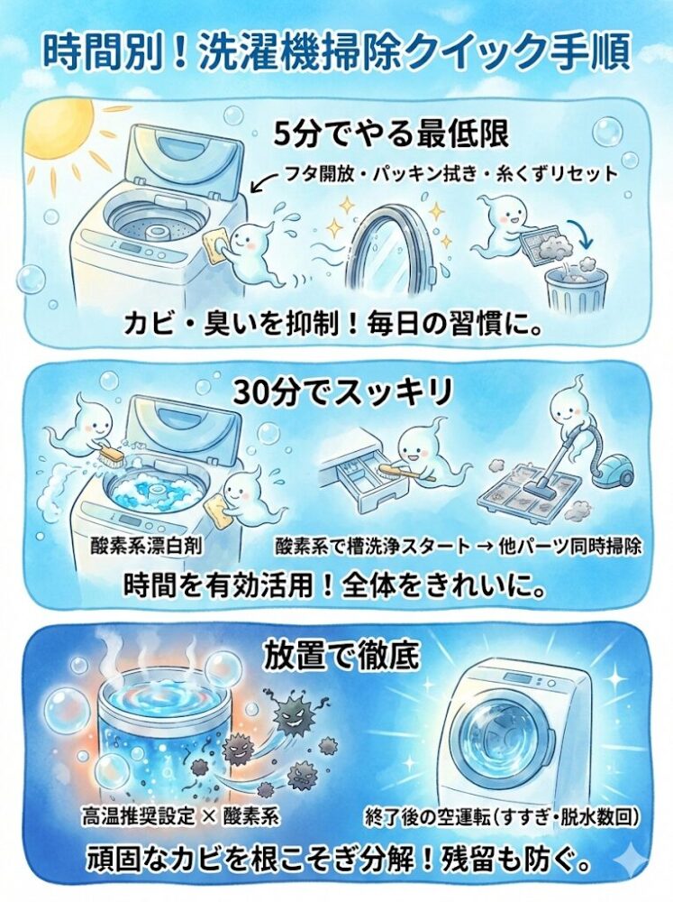 Start-here!-"Quick-washing-machine-cleaning-steps"-by-time