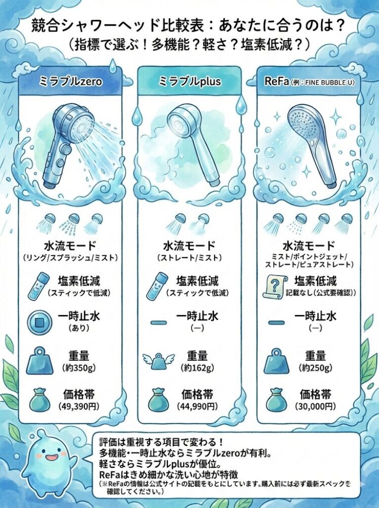 Fair-comparison-with-competitors-(ReFa,-etc.):-Choose-by-indicators