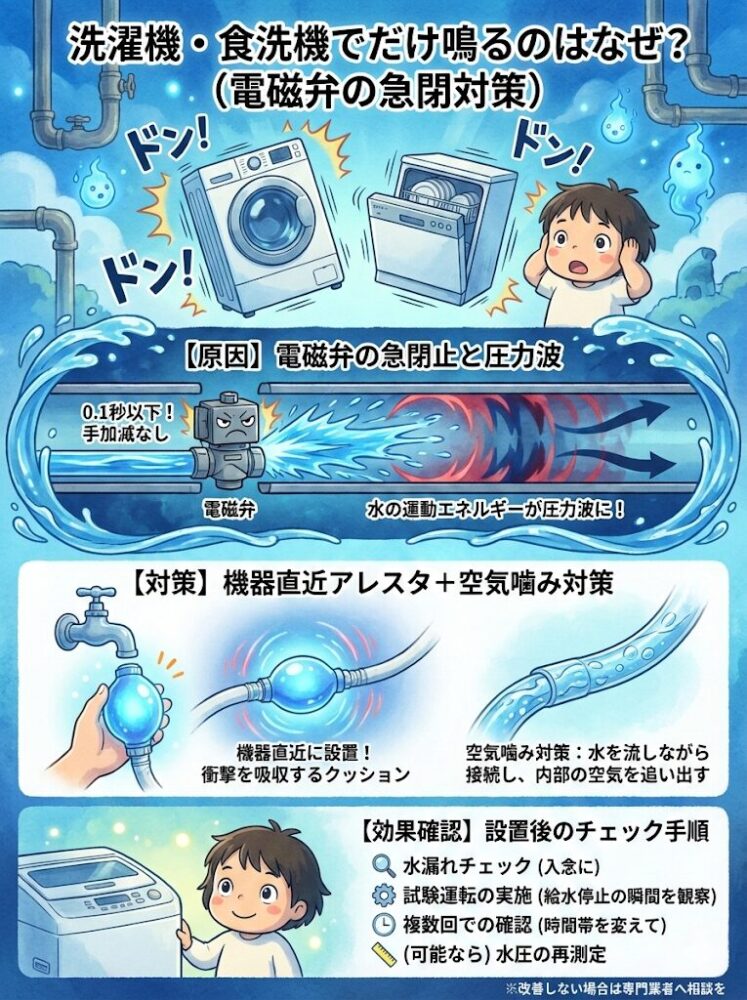 Why-does-it-only-make-noise-when-using-the-washing-machine-or-dishwasher?