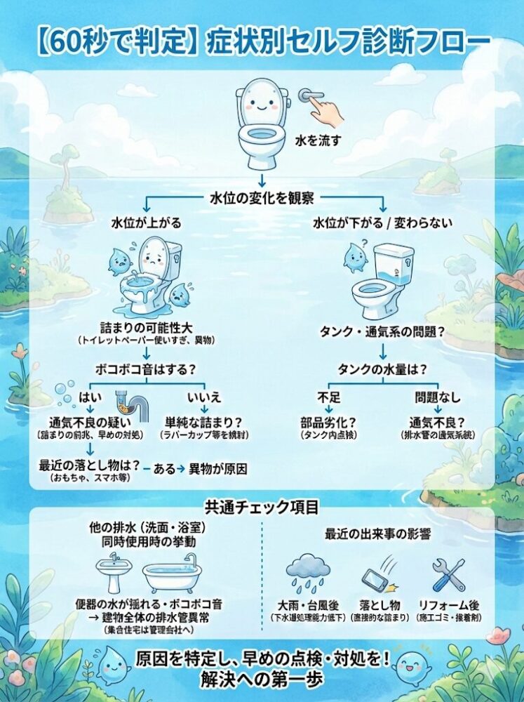 Self-diagnosis-flow-by-symptom:-Determine-in-60-seconds