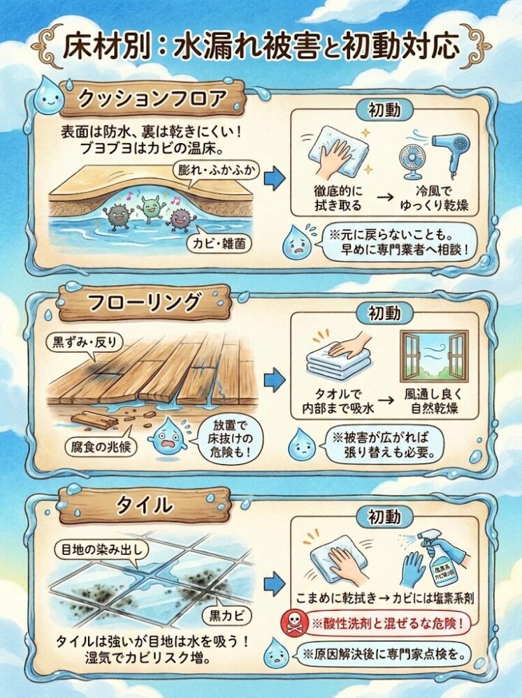 Damage-by-flooring-material-and-initial-response