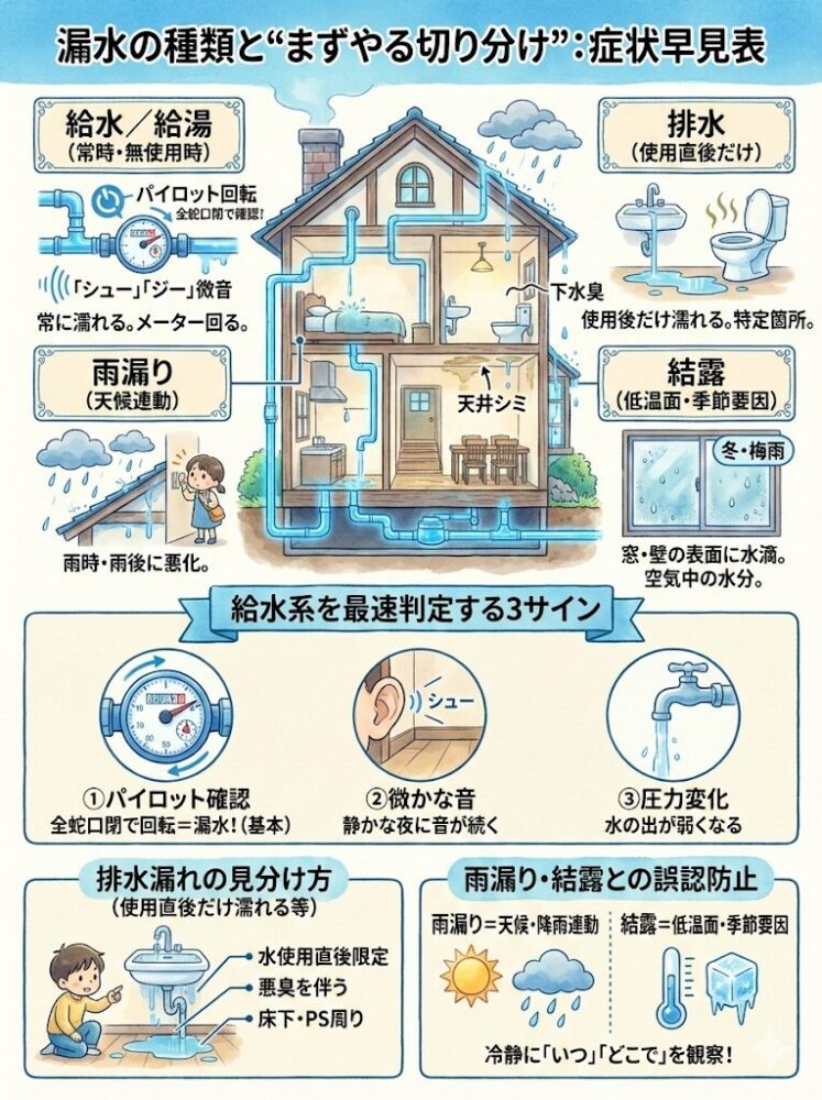 Types-of-leaks-and-how-to-"isolate-them-first"