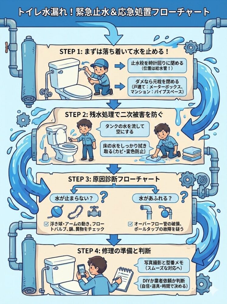 Emergency-water-stop-&-first-aid-flow-chart