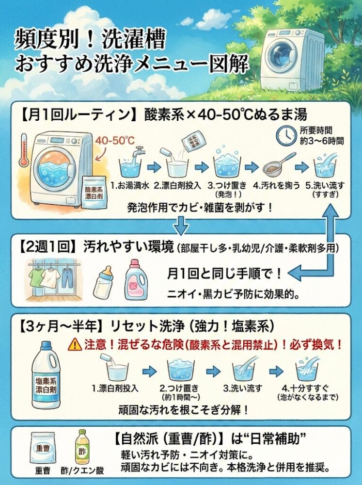 Recommended-cleaning-menu-by-frequency