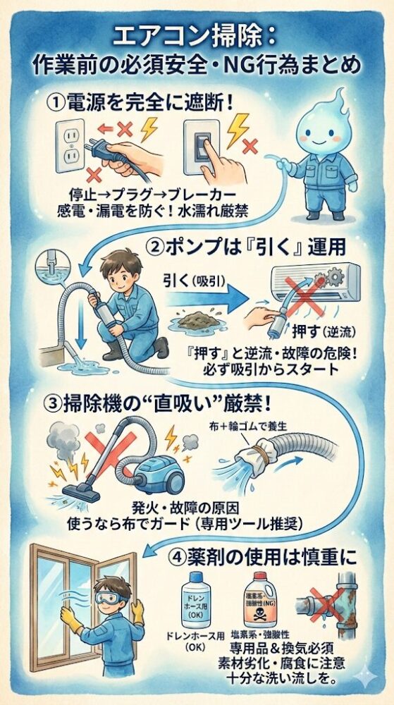 Summary-of-essential-safety-precautions-and-prohibited-actions-before-work