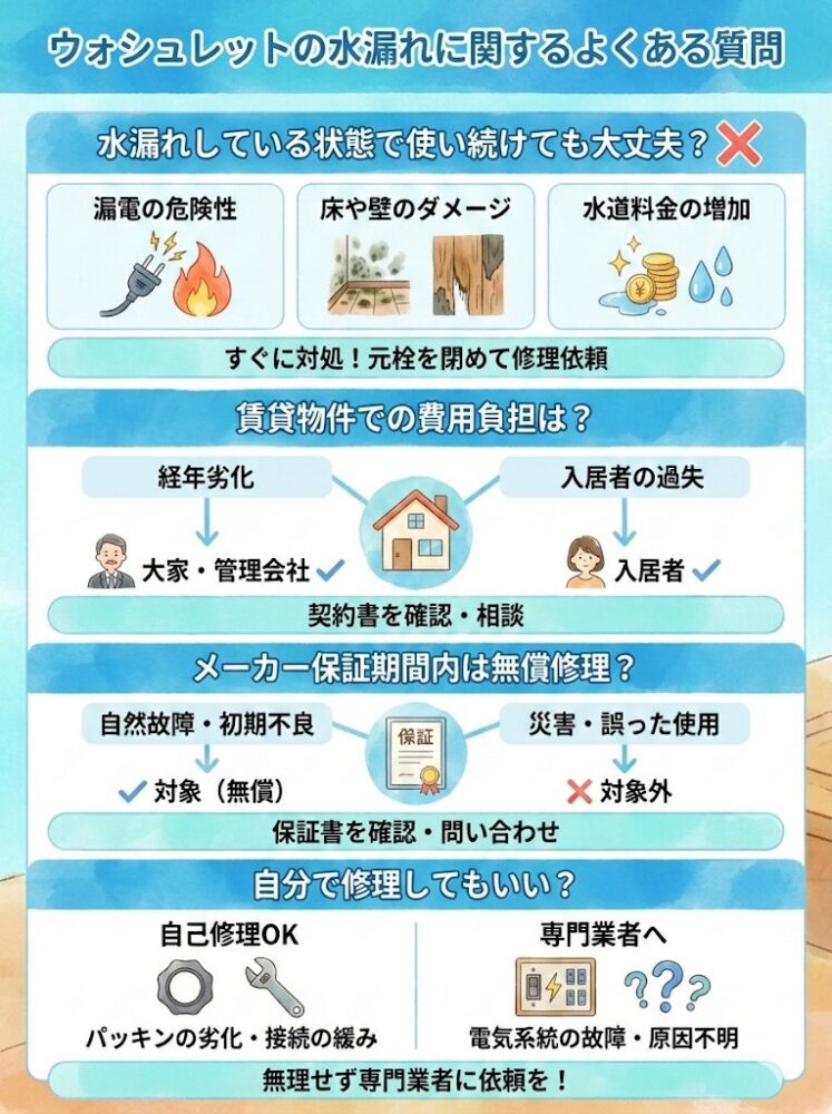 Frequently-asked-questions-about-leaking-water-from-a-washlet