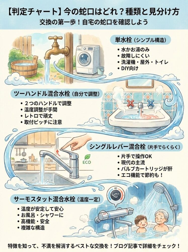 [Identification-Chart]-What-type-of-faucet-do-you-have-now?-A-detailed-explanation-of-the-types-and-how-to-tell-them-apart