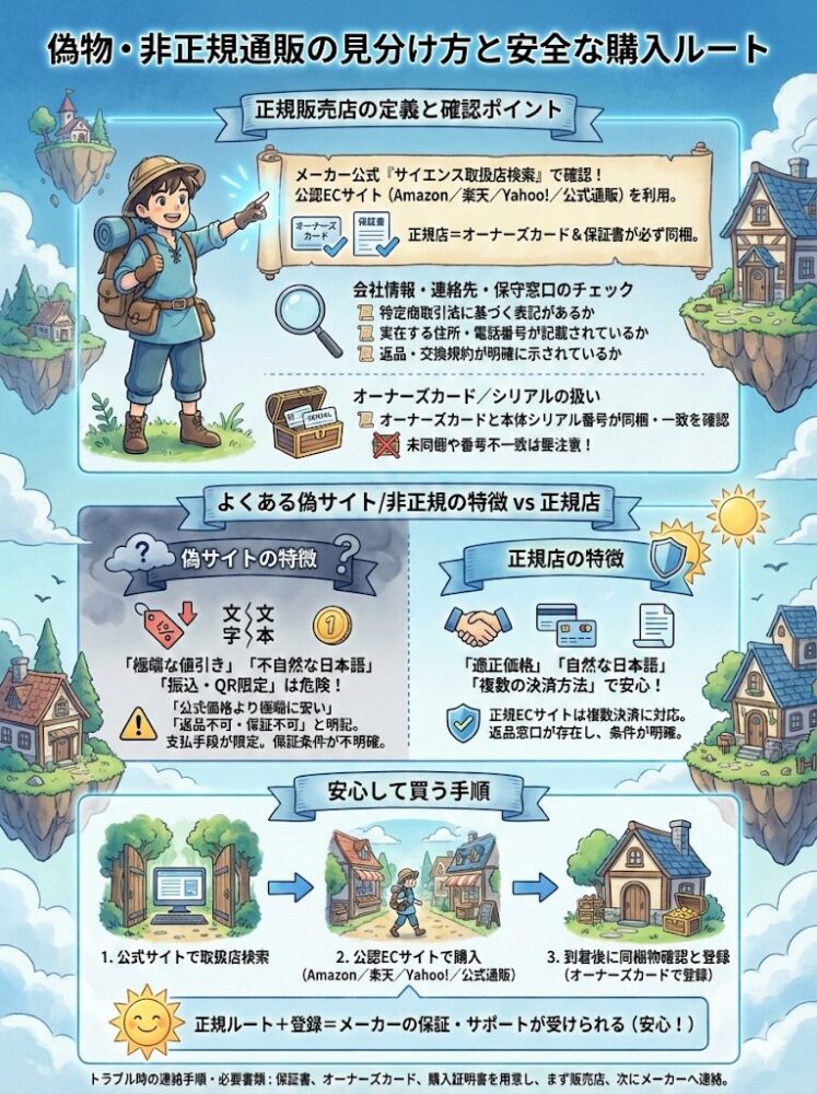 How-to-distinguish-fakes-and-unauthorized-online-stores-and-safe-purchasing-routes