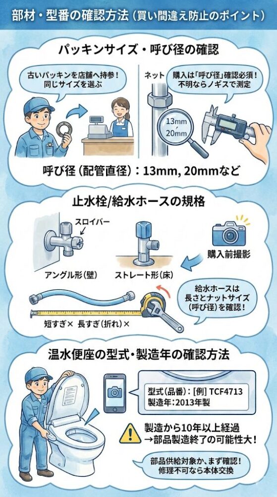 How-to-check-parts-and-model-numbers-(points-to-avoid-buying-the-wrong-item)