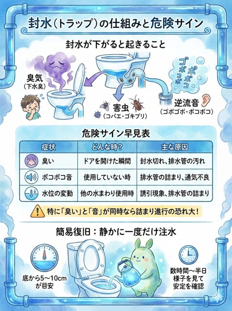 How-water-traps-work-and-warning-signs