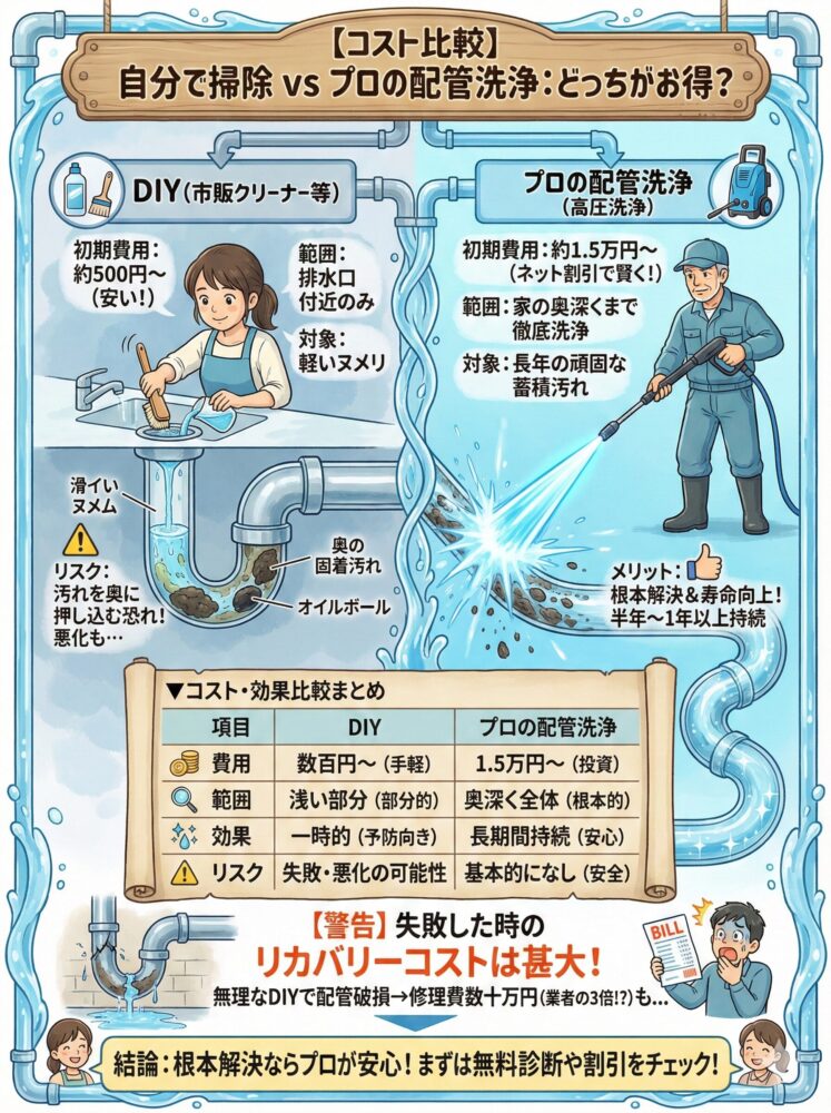 Cost-Comparison:-Do-it-yourself-vs.-professional-pipe-cleaning:-Which-is-better?