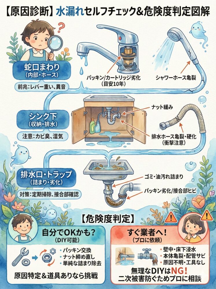 [Cause-diagnosis]-Where-is-the-leak?-Self-check-by-symptoms