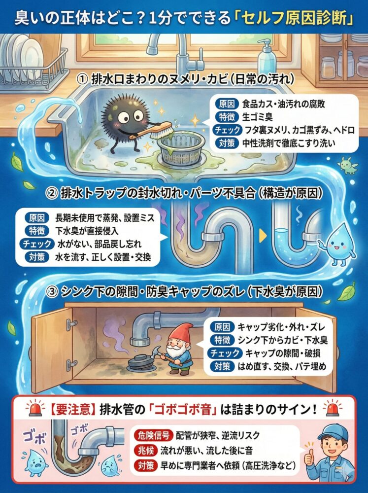 What-is-the-true-cause-of-the-smell?-Self-diagnosis-in-just-1-minute