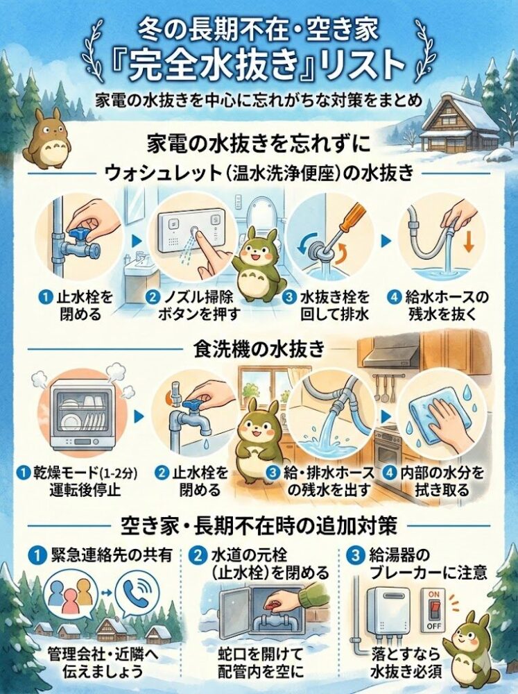 [Long-term-absence/vacant-house]-"Complete-water-drainage"-list-to-protect-your-home-during-the-winter