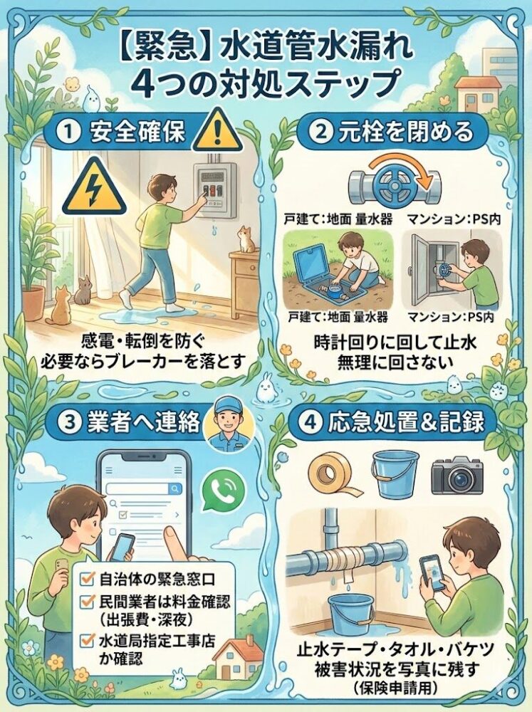 [Emergency]-4-steps-to-take-immediately-if-your-water-pipe-leaks